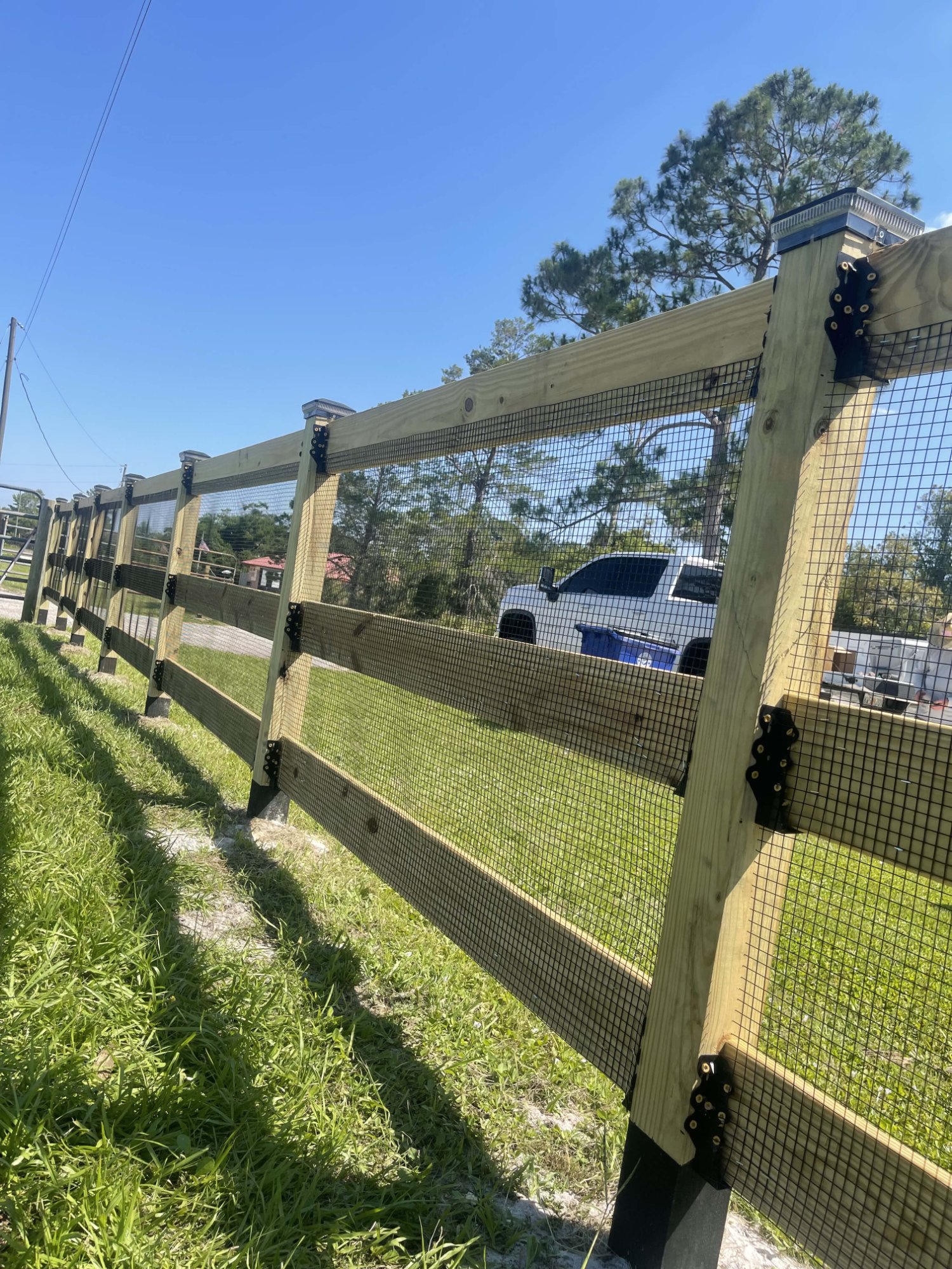 Fence installation