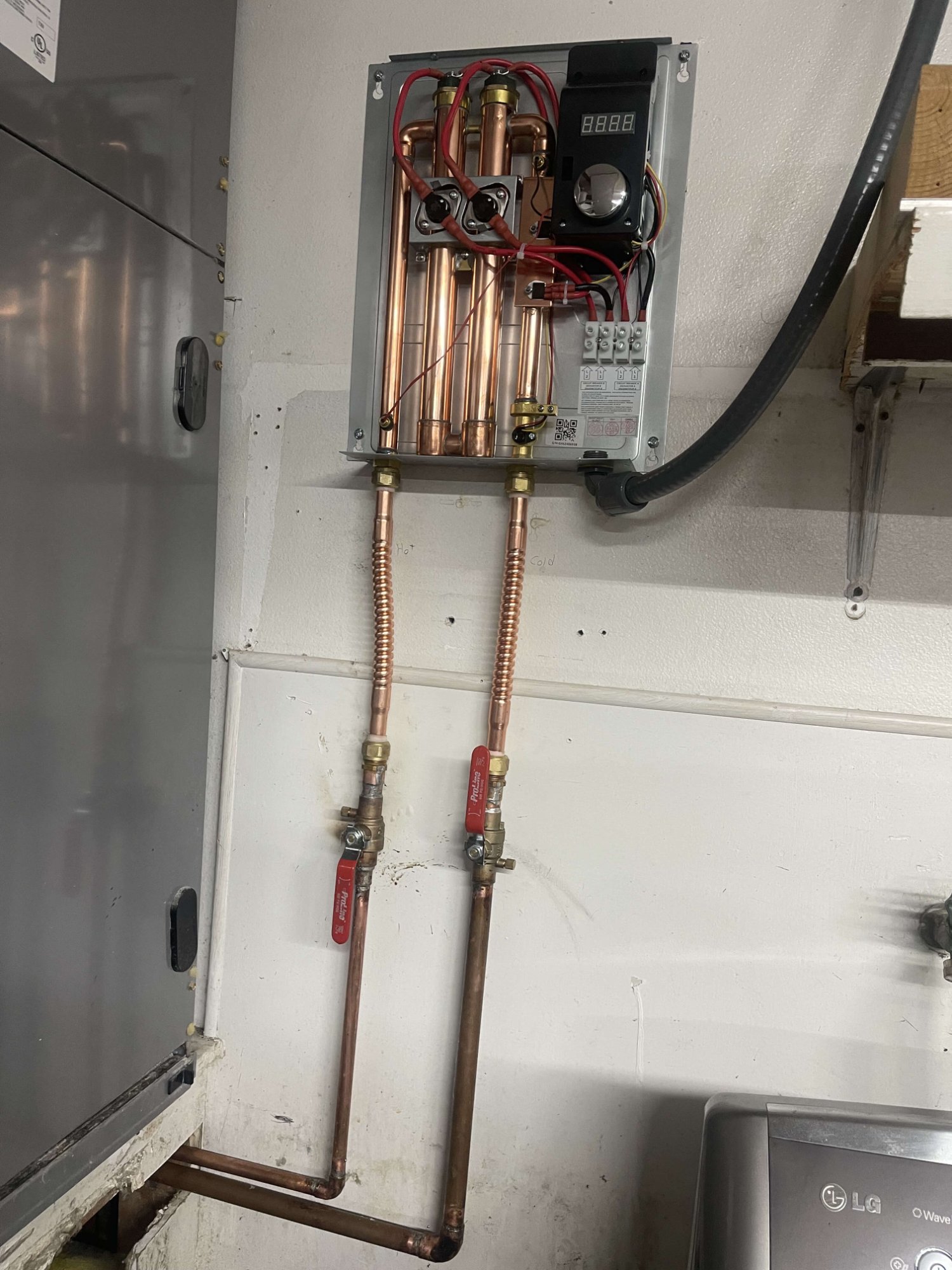 Plumbing work